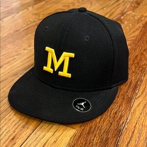 Michigan Wolverines Navy Blue Cap with Maize 'M' by Jordan